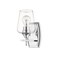 Z-Lite Joliet 1 Light Wall Sconce, Chrome & Clear 473-1S-CH - alternate 2